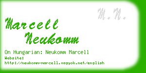 marcell neukomm business card